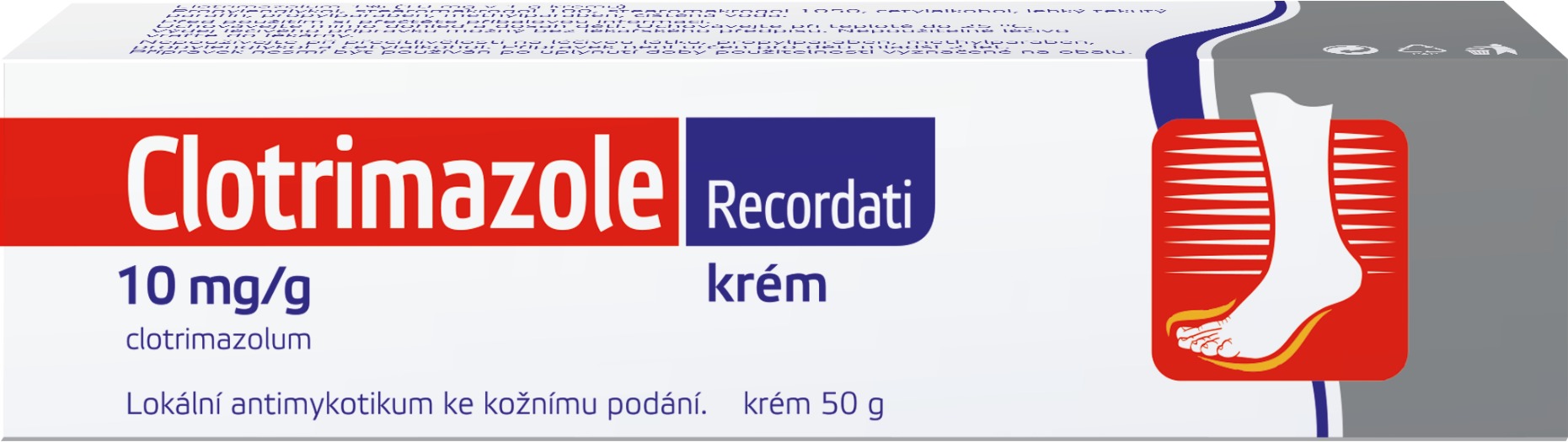 Clotrimazole Recordati 10 mg/g krém 50 g