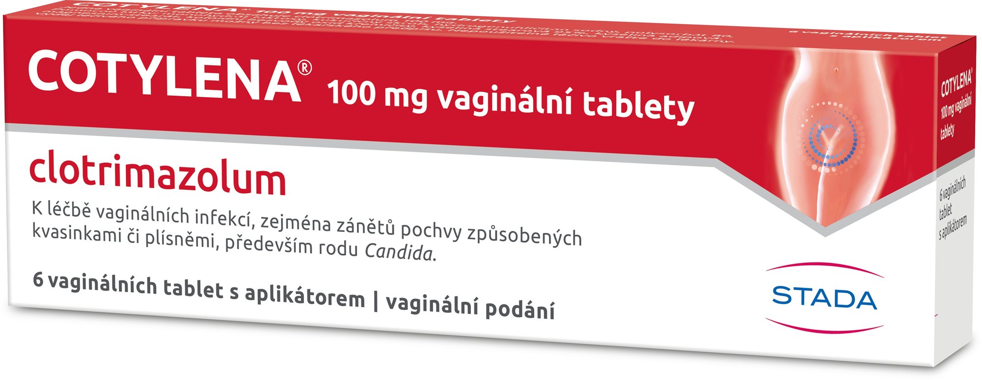 Cotylena 100 mg 6 vaginálních tablet