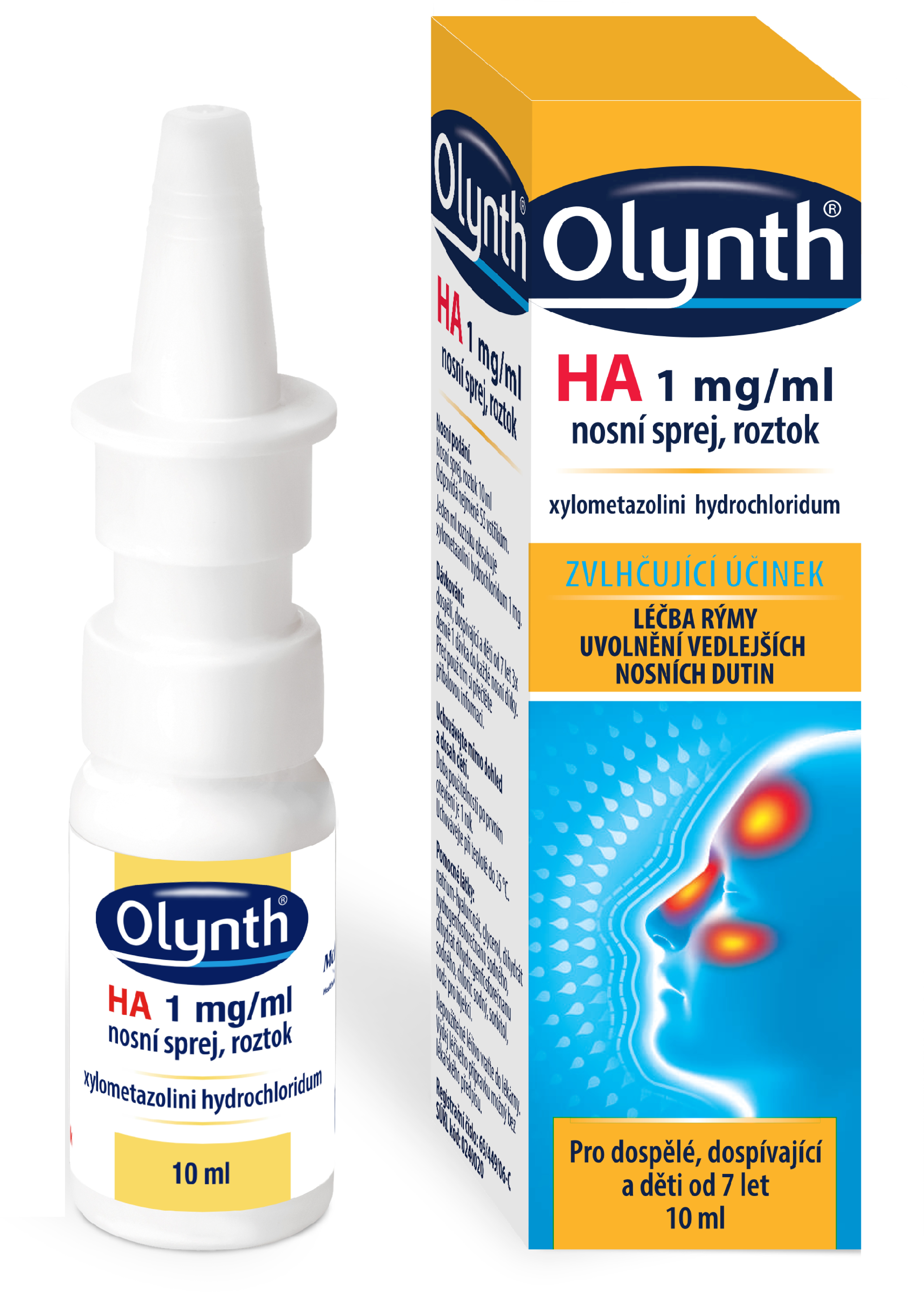 Olynth HA 1 mg/ml nosní sprej, roztok 10 ml