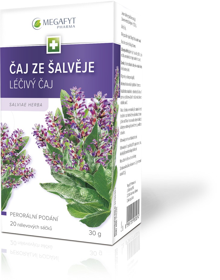 Megafyt Čaj ze šalvěje 20 sáčků