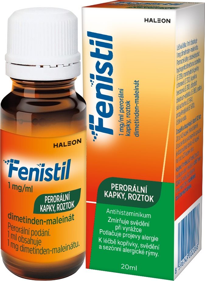 Fenistil perorální kapky 1 mg/ml 20 ml