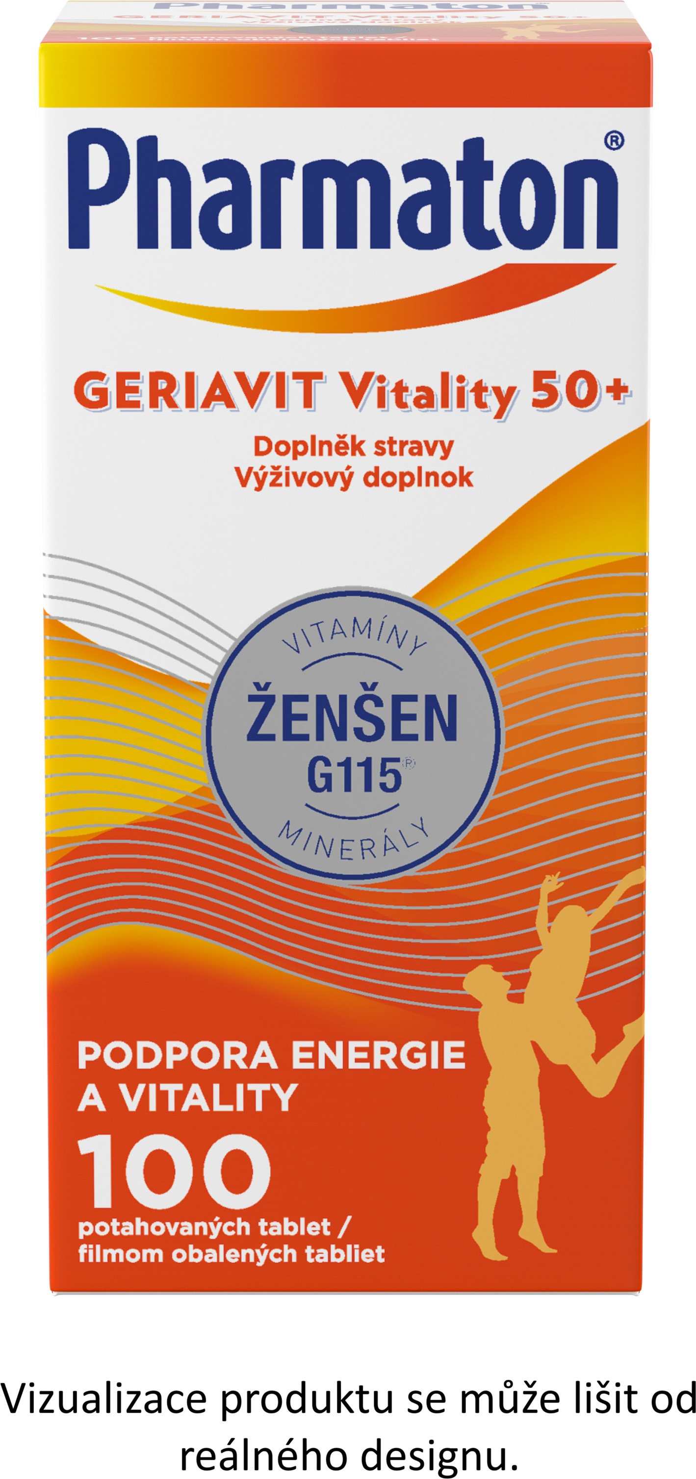 Pharmaton Geriavit Vitality 50+, 100 tablet