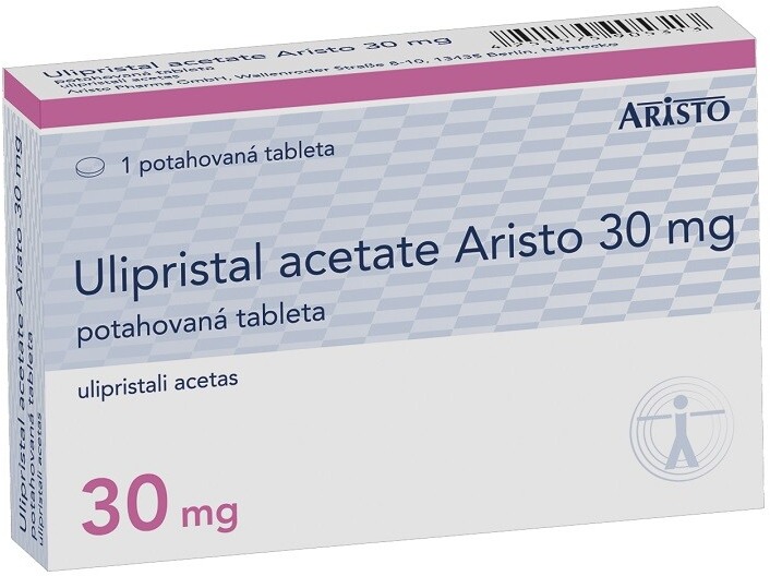 Ulipristal Acetate Aristo 30mg, 1 tableta