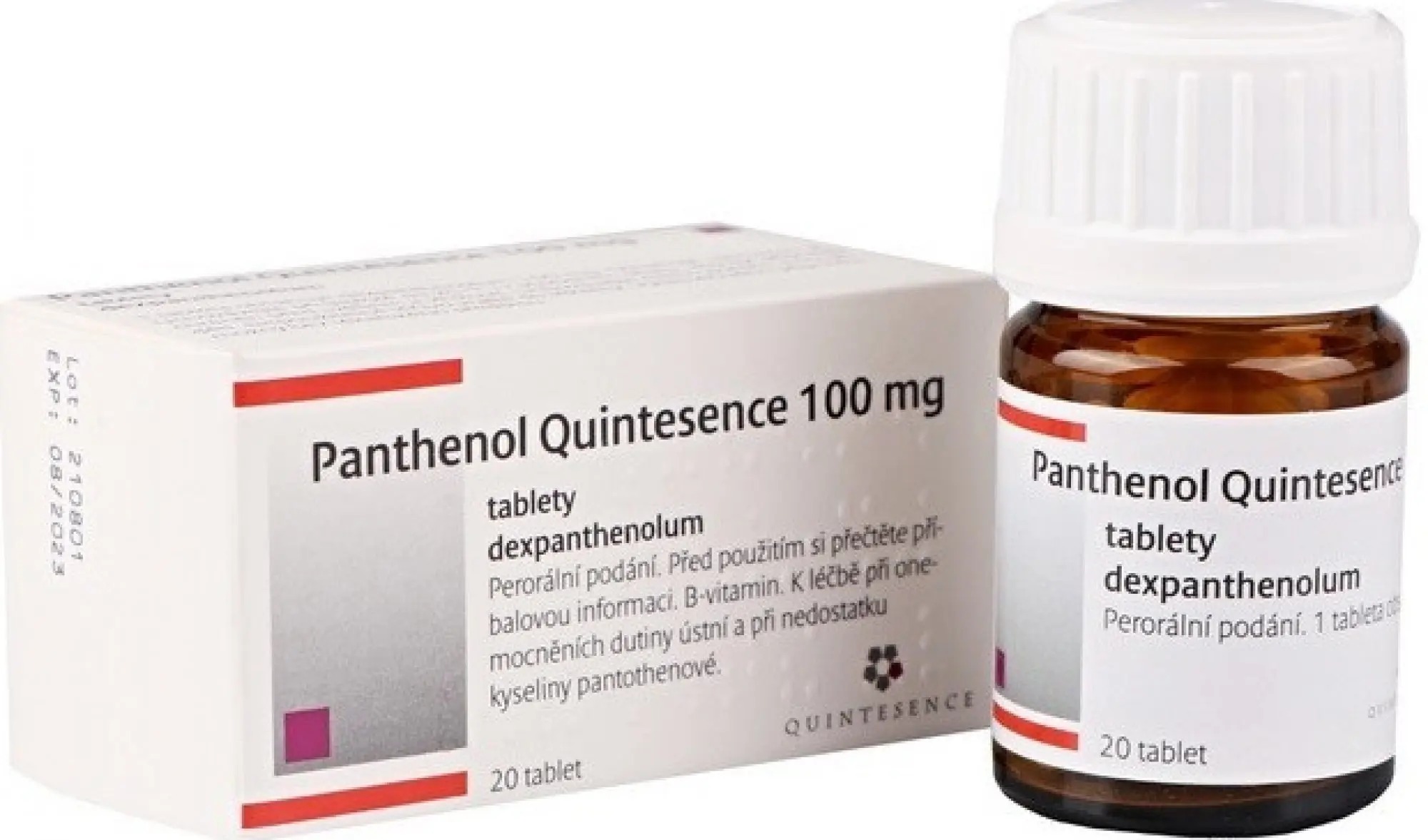 Panthenol Quintesence 100mg, 20 tablet