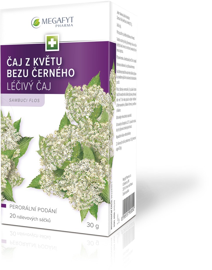 Megafyt Čaj z květu bezu černého 20 sáčků