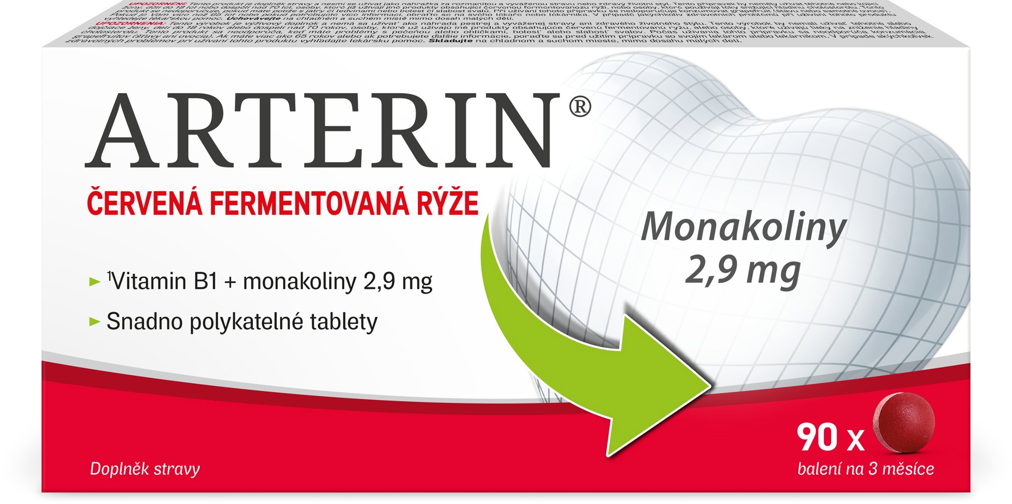 Arterin 2,9 mg 90 tablet