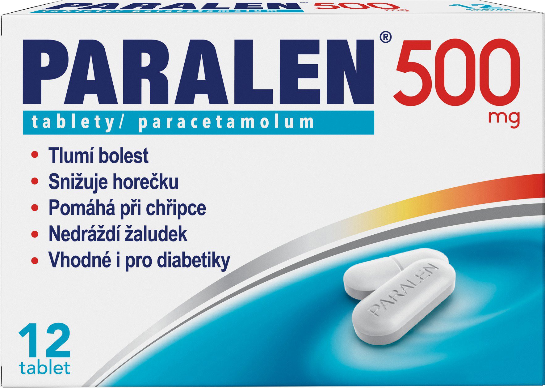 Paralen 500 mg 12 tablet