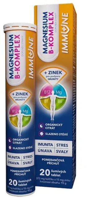 Glenmark Magnesium B-komplex Immune 20 tablet