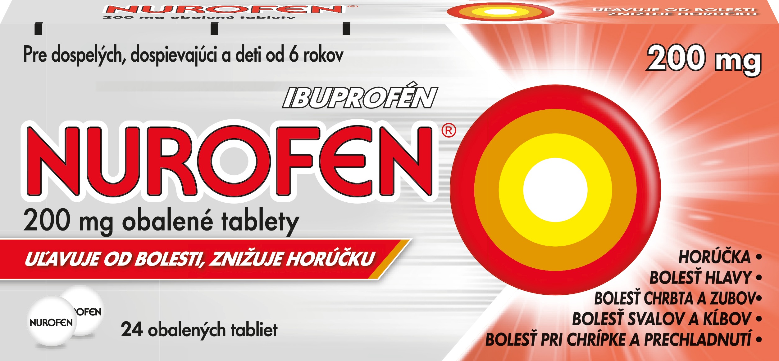 Nurofen 200 mg 24 tablet