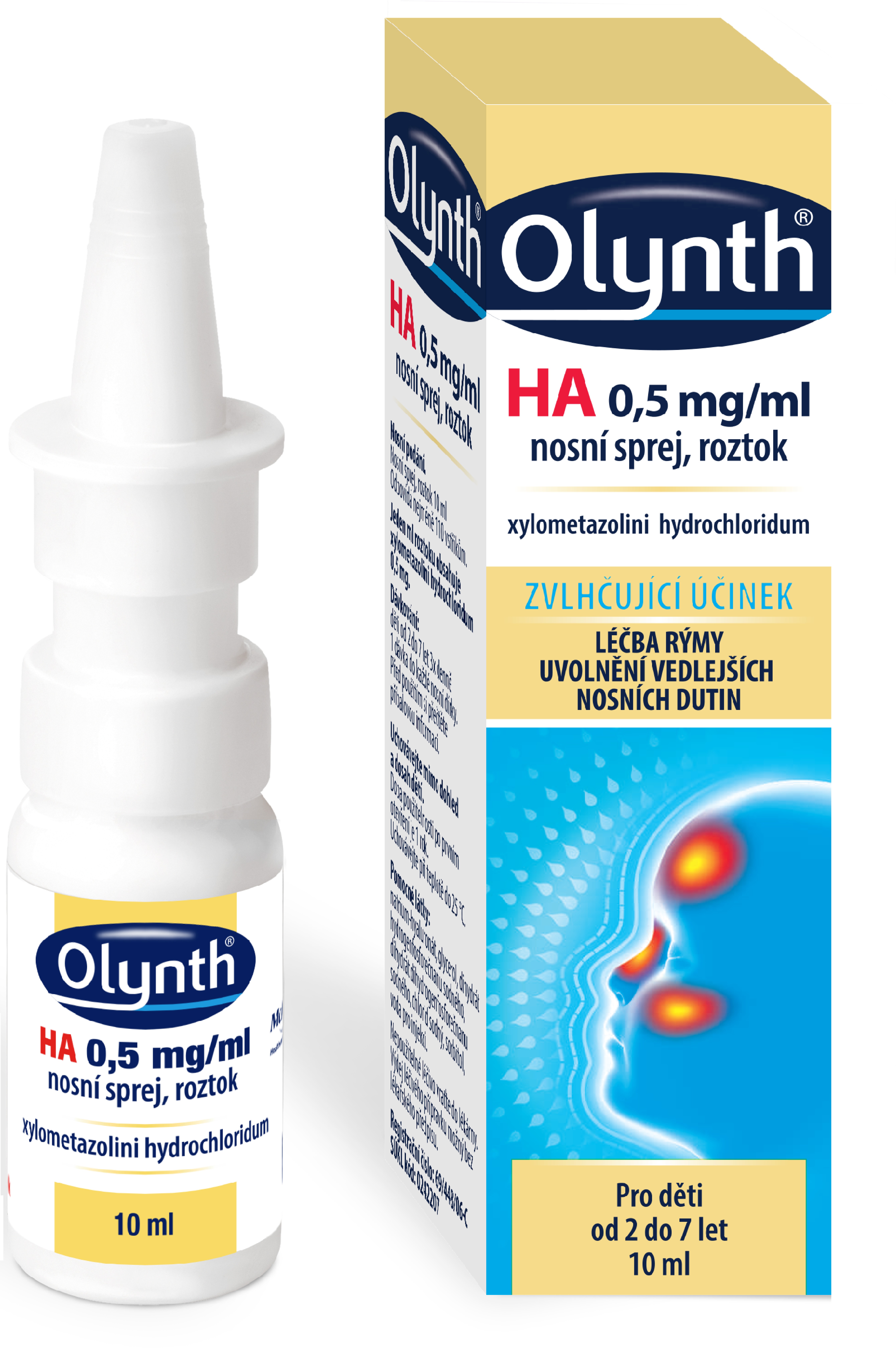 Olynth HA 0,5 mg/ml nosní sprej, roztok 10 ml