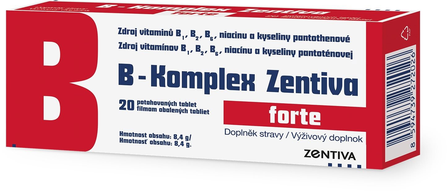 Zentiva B-Komplex forte 20 tablet