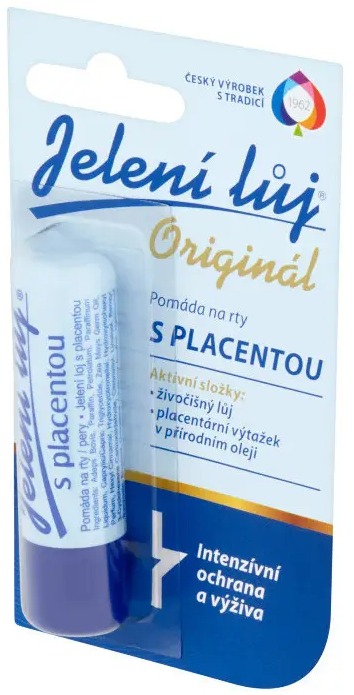 REGINA Jelení lůj s placentou pomáda na rty 4,5 g