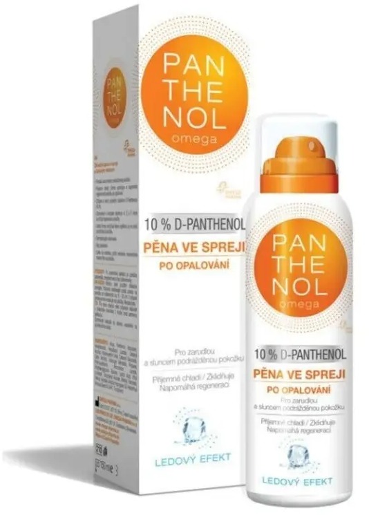 Panthenol Omega chladivá pěna po opalování sprej 10 % 200 ml