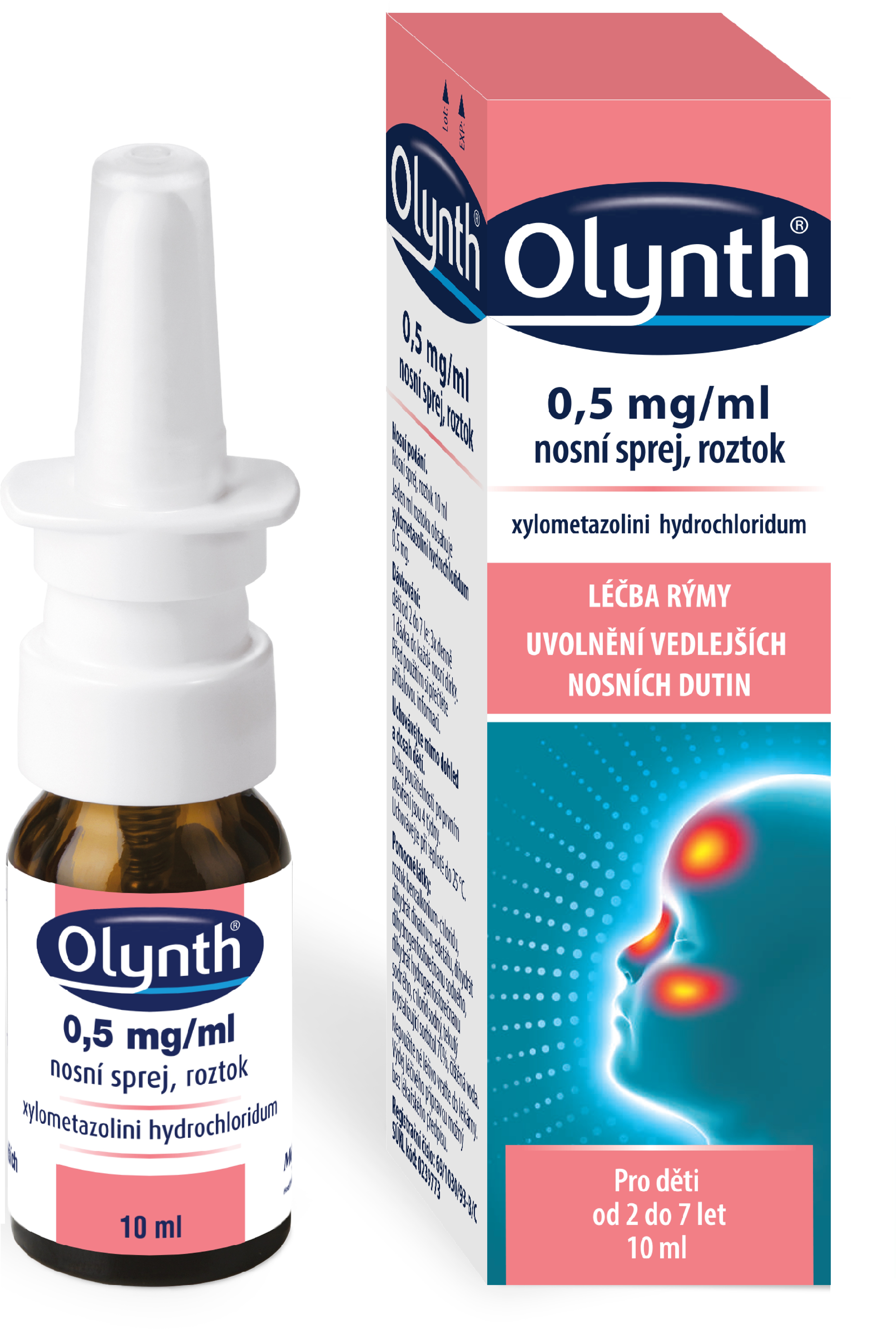 Olynth 0,5 mg/ml nosní sprej, roztok 10 ml