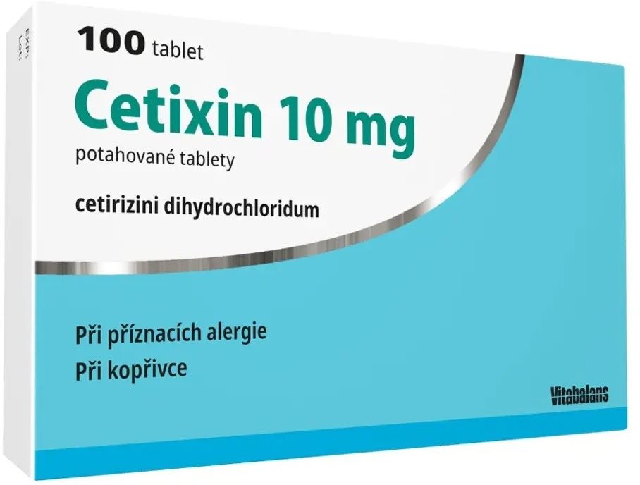 Cetixin 10 mg 100 potahovaných tablet