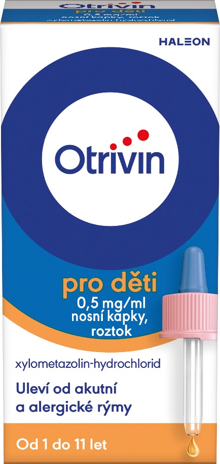 Otrivin pro děti 0,5 mg/ml nosní kapky 10 ml
