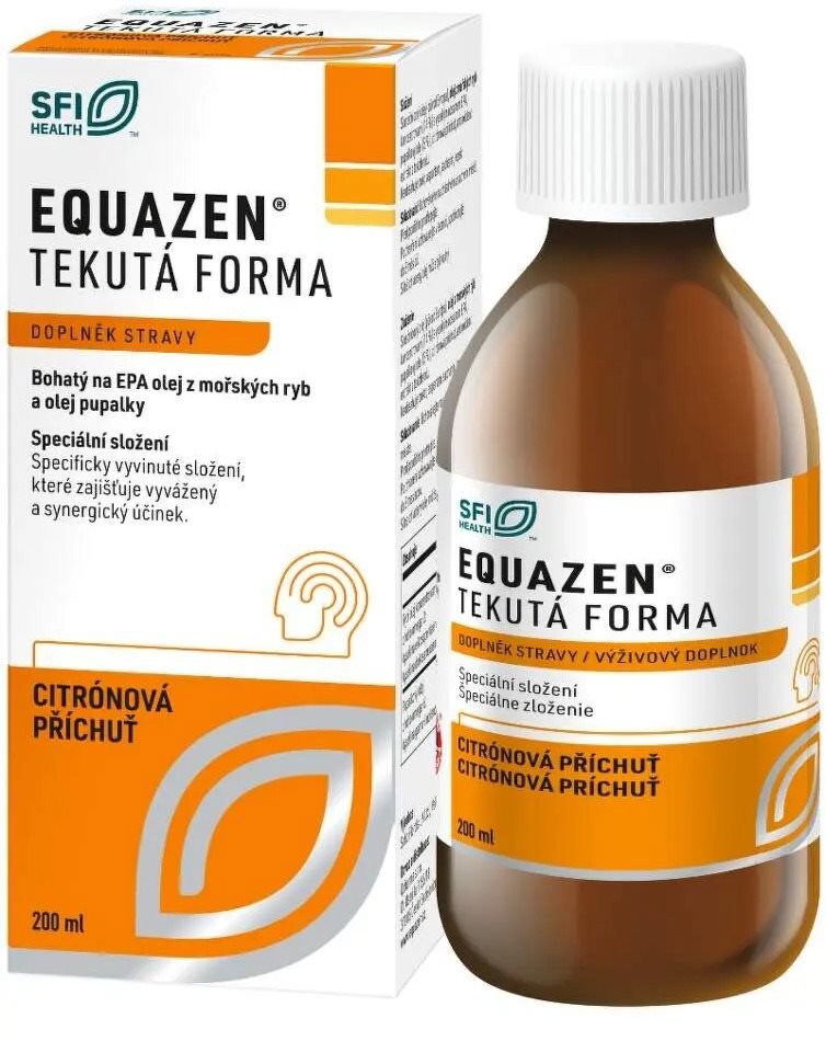 EQUAZEN tekutá forma s příchutí citrónu 200 ml