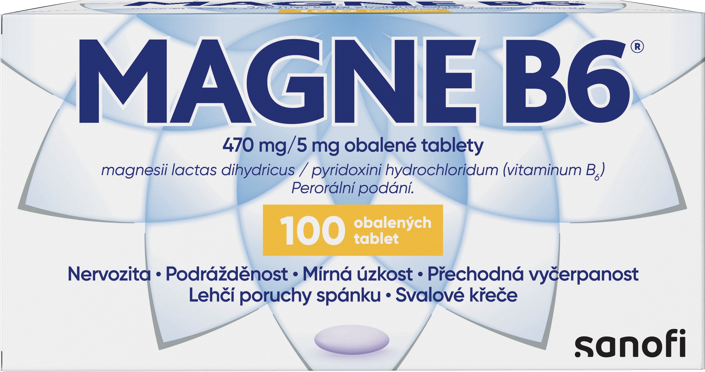 Magne B6 470 mg/5 mg 100 tablet