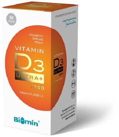 Biomin Vitamin D3 Ultra + 7000 I.U. 30 tobolek