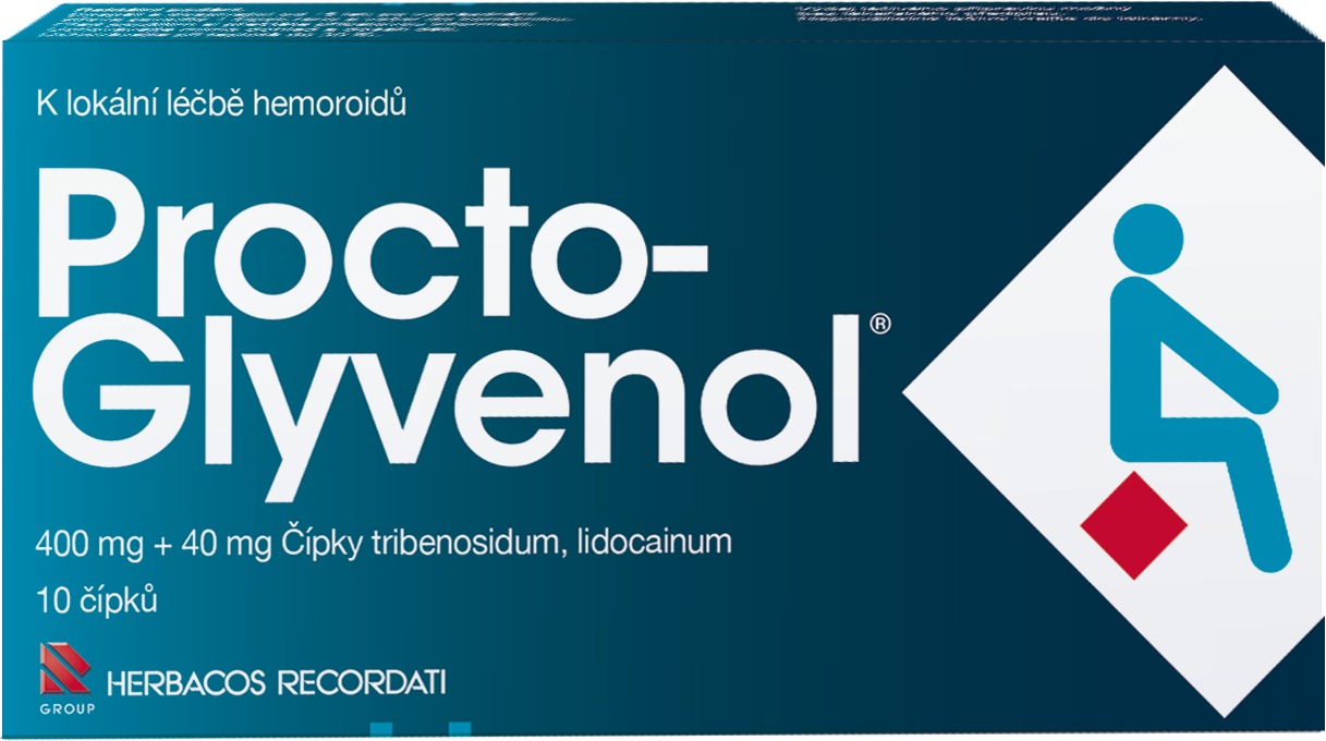Procto-Glyvenol čípky 10 ks