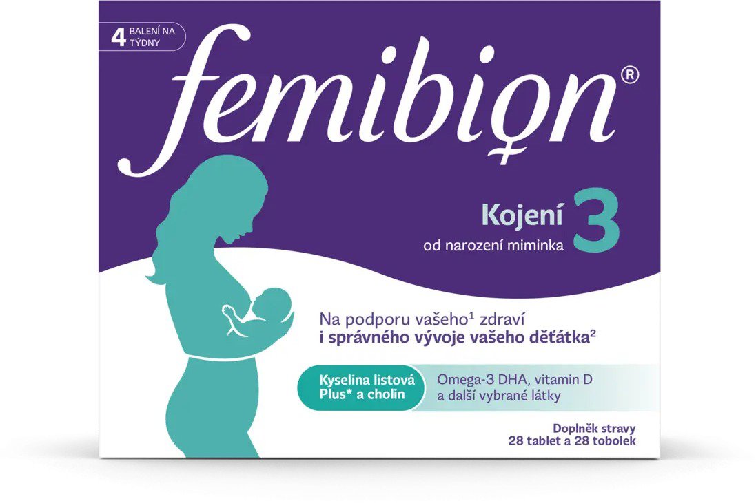 Femibion 3 Kojení 28 tablet + 28 tobolek