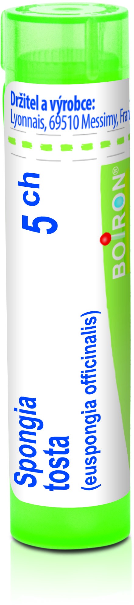 Spongia Tosta 5CH granule 4 g
