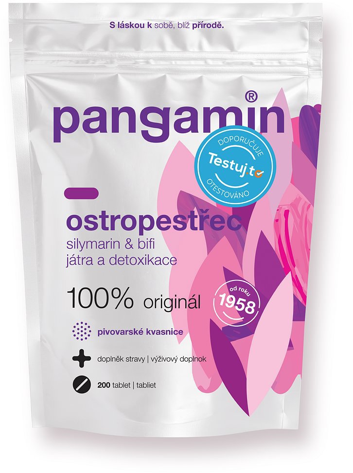 Pangamin Ostropestřec 200 tablet