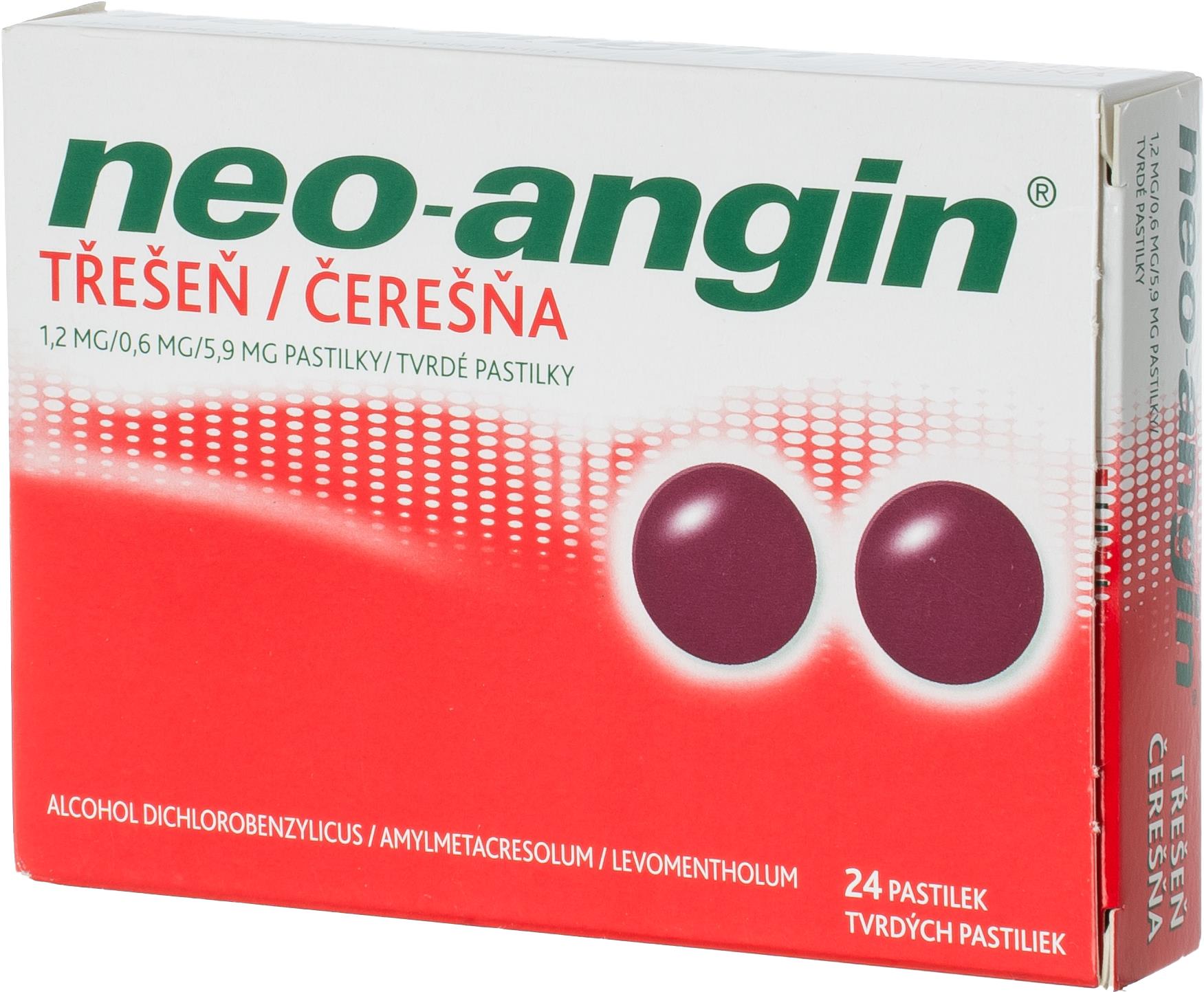Neo-angin Třešeň 24 pastilek