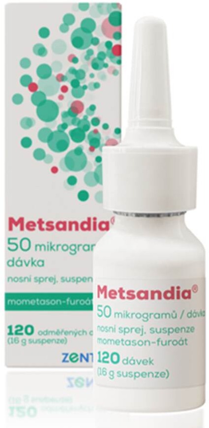 Metsandia 50 mcg/dávka nosní sprej, suspenze 120 dávek