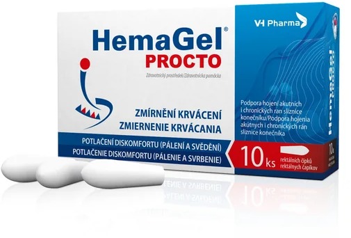 HemaGel Procto 10 ks rektálních čípků II