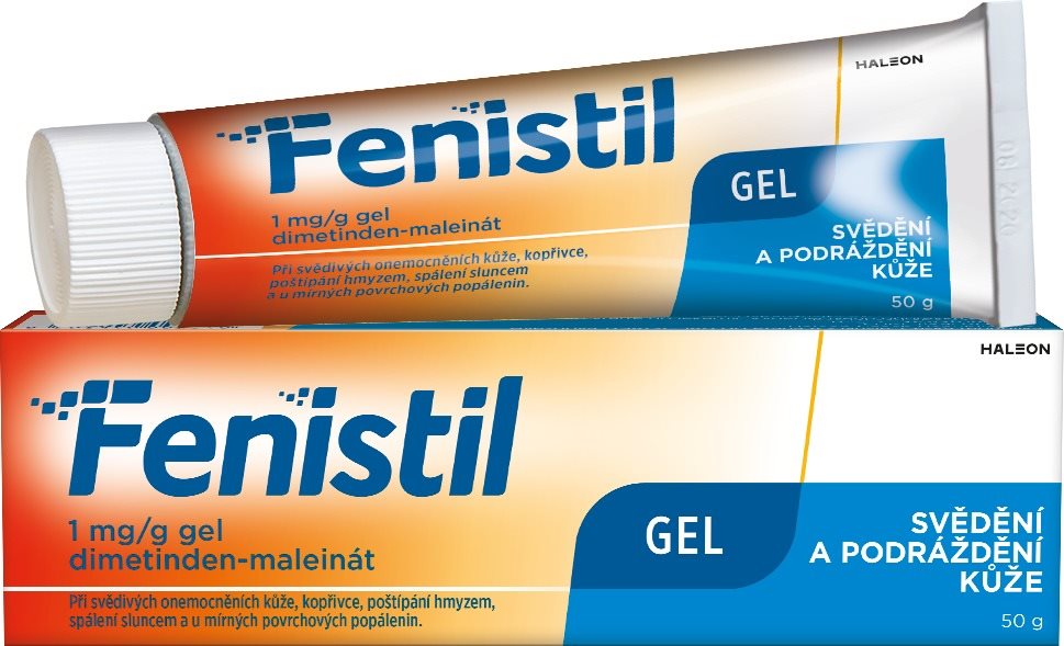 Fenistil gel 1 mg/g při svědění pokožky 50 g