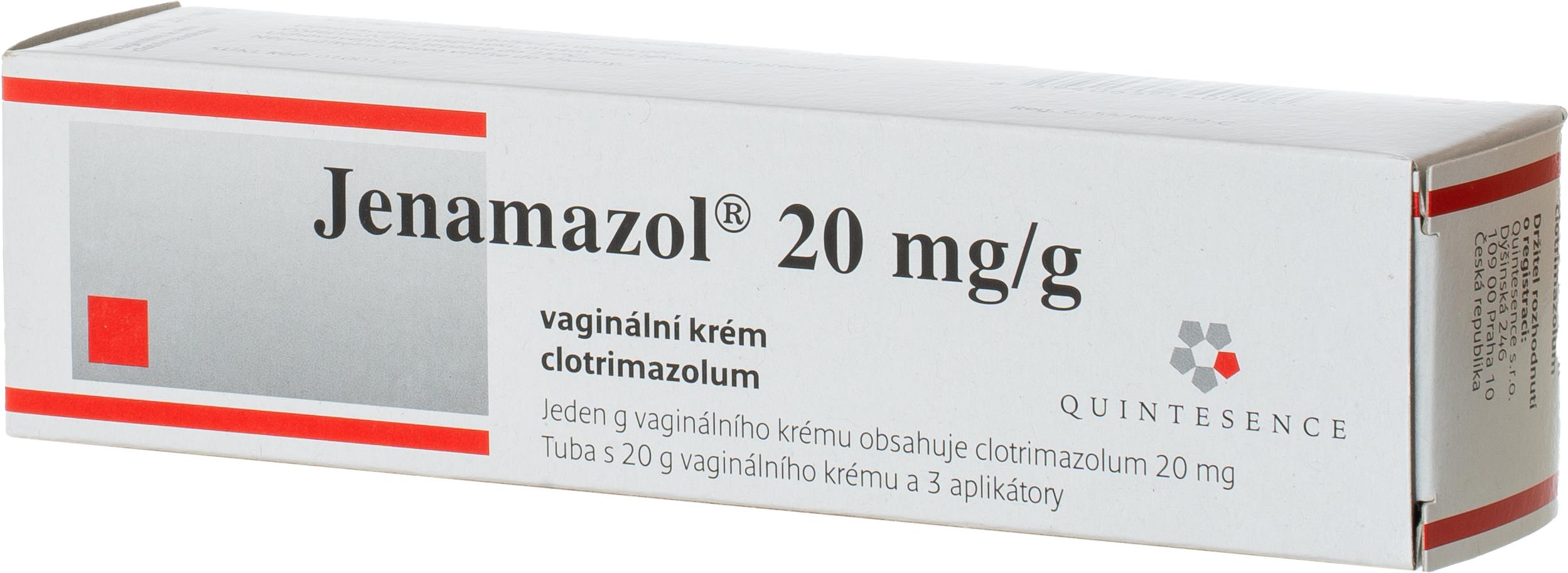 Jenamazol 20mg/g vaginální krém 20 g