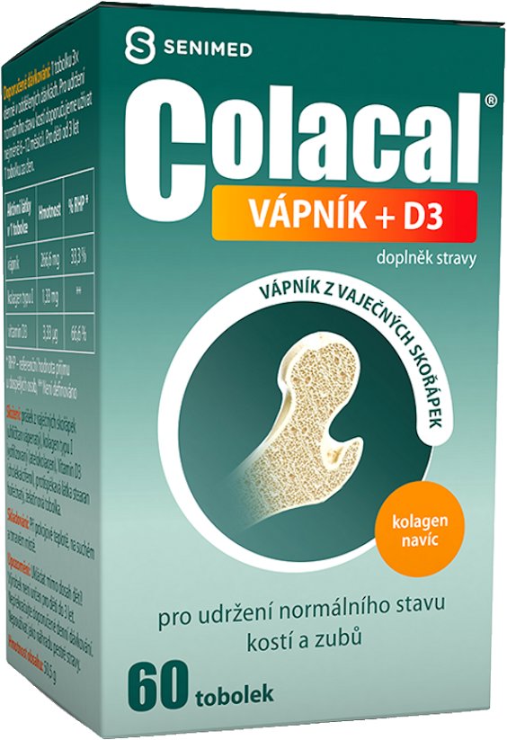 Colacal vápník + D3 60 tobolek