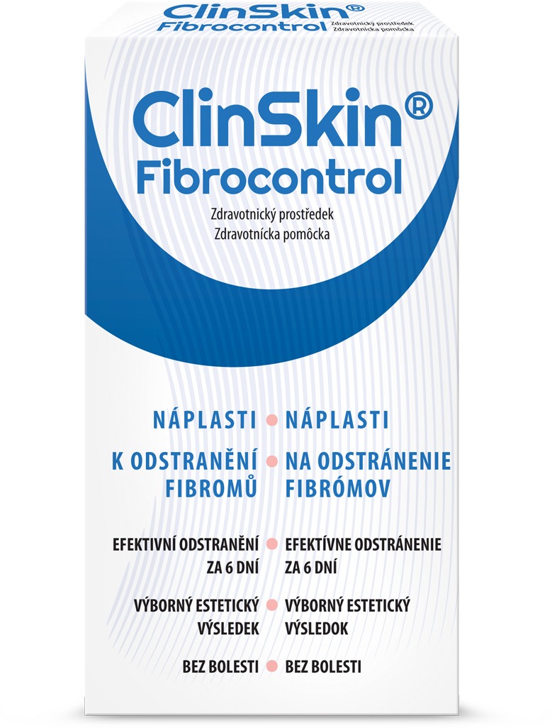ClinSkin Fibrocontrol náplasti k odstranění fibromů 3 ks