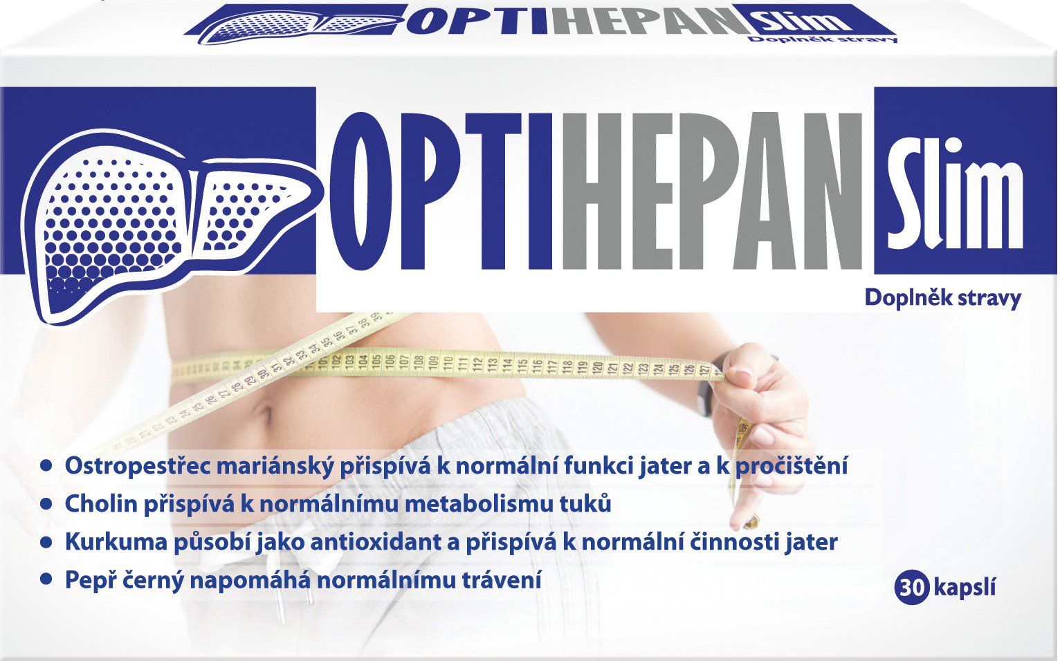 Optihepan Slim 30 kapslí