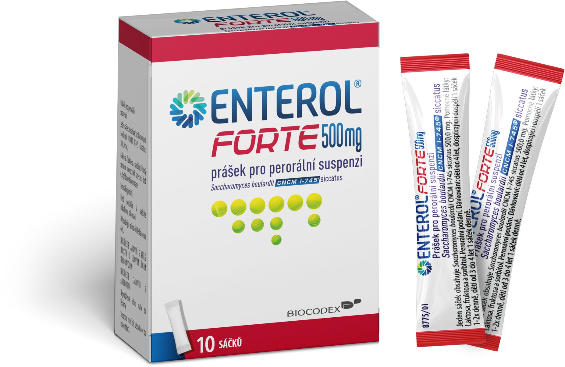Enterol Forte 500 mg, 10 sáčků