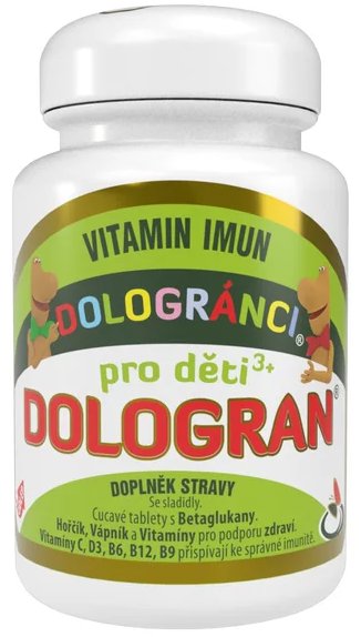 Dologran pro děti 3+ Dologránci Vitamin Imun 60 tablet