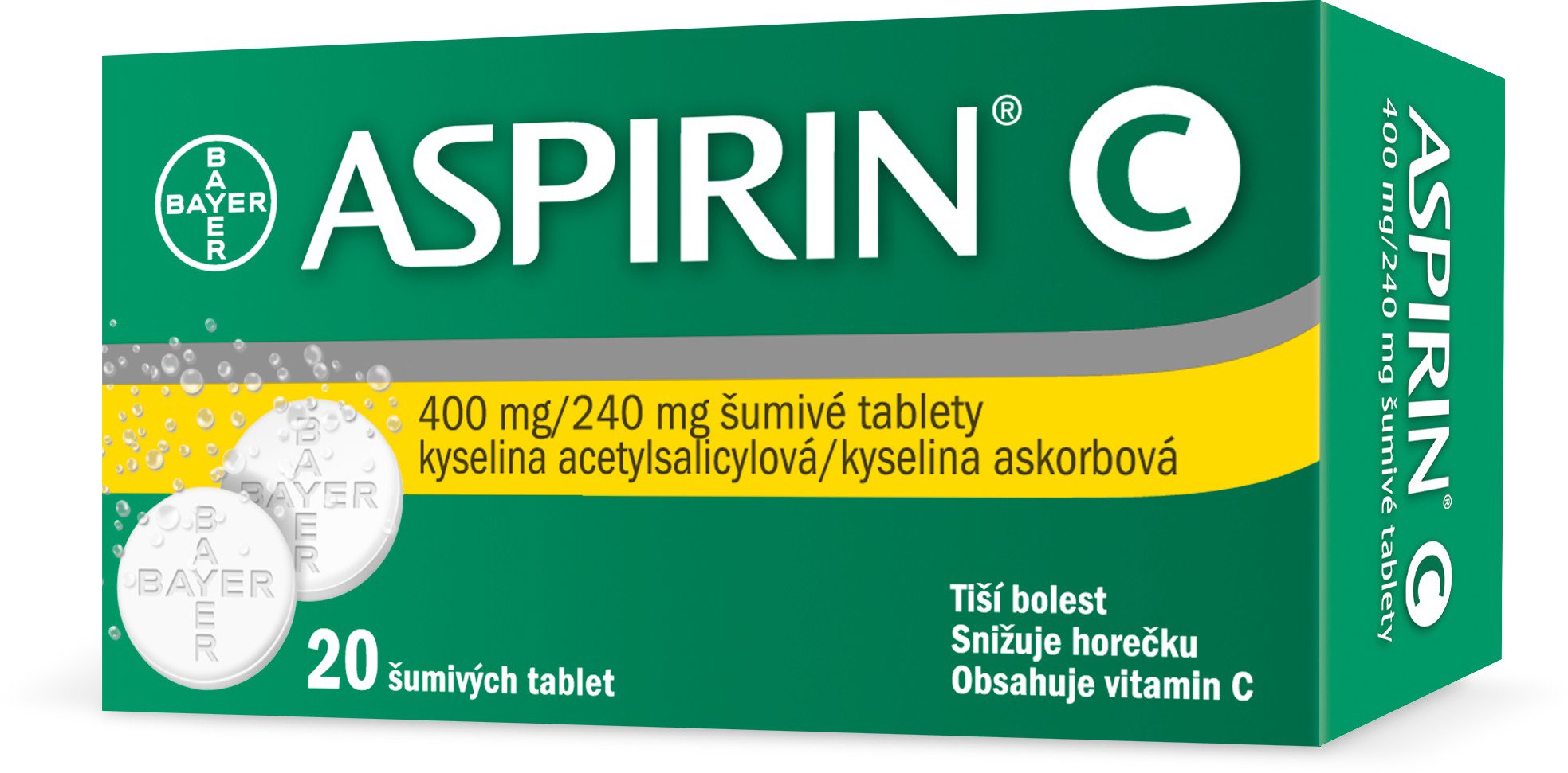 Aspirin C 20 šumivých tablet