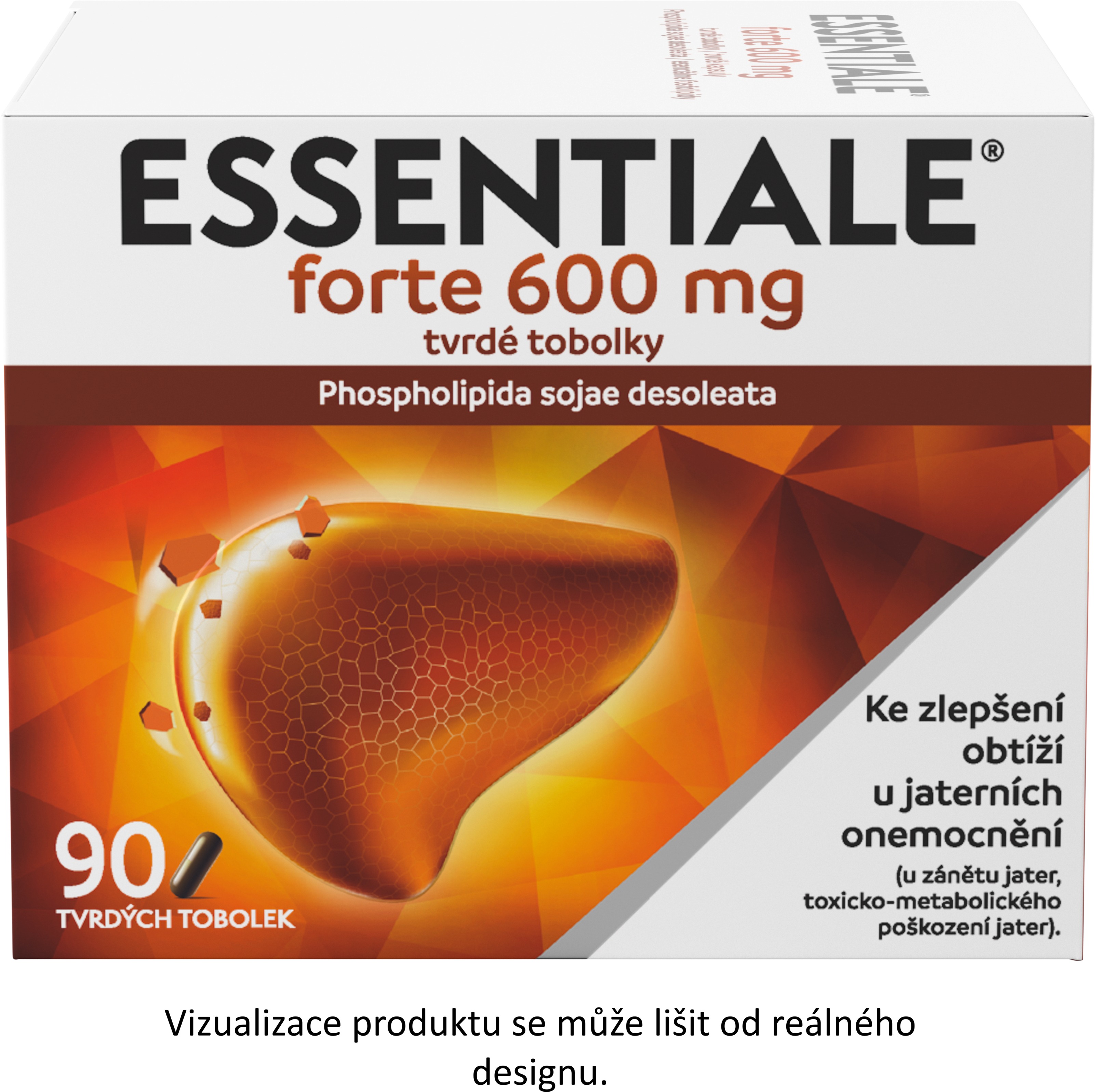 Essentiale forte 600 mg 90 tvrdých tobolek