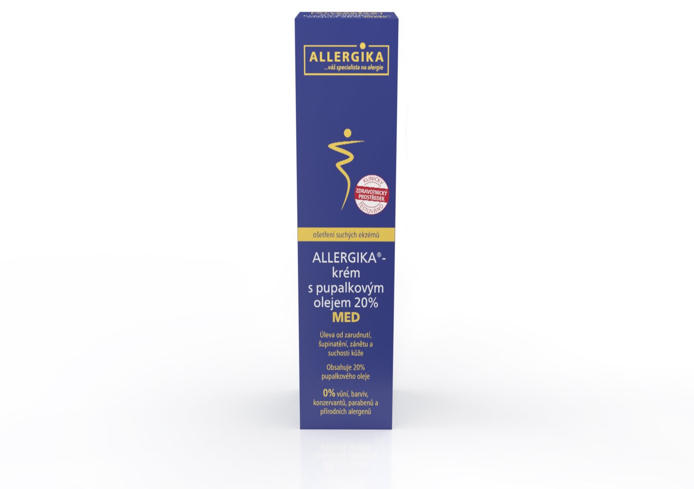 ALLERGIKA Krém s pupalkovým olejem 20% Med 100 ml