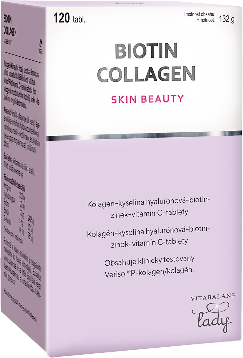 Vitabalans Biotin Collagen Skin Beauty 120 tablet
