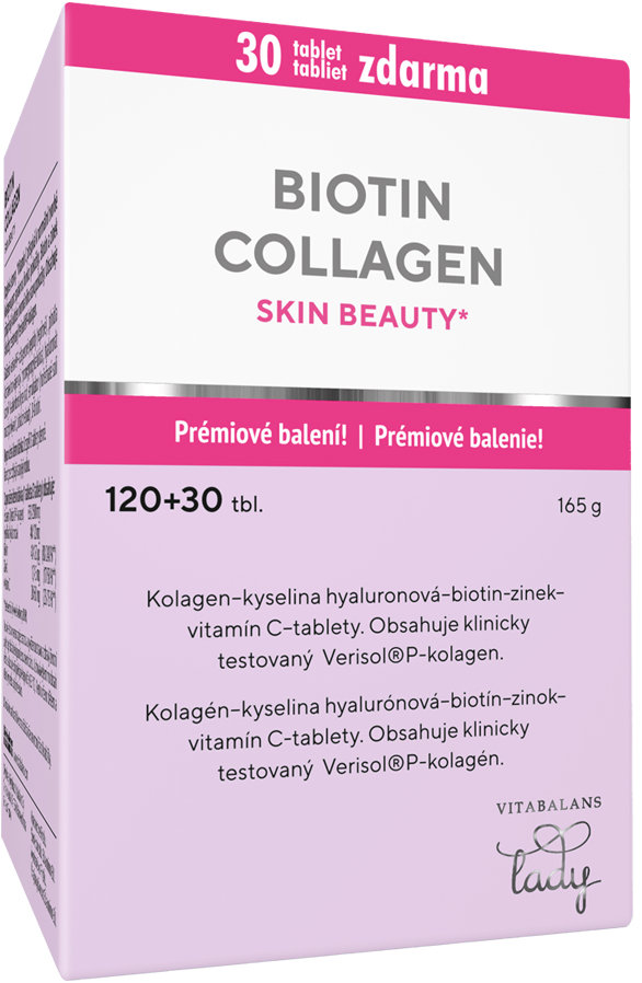 Vitabalans Biotin Collagen Skin Beauty 120 + 30 tablet