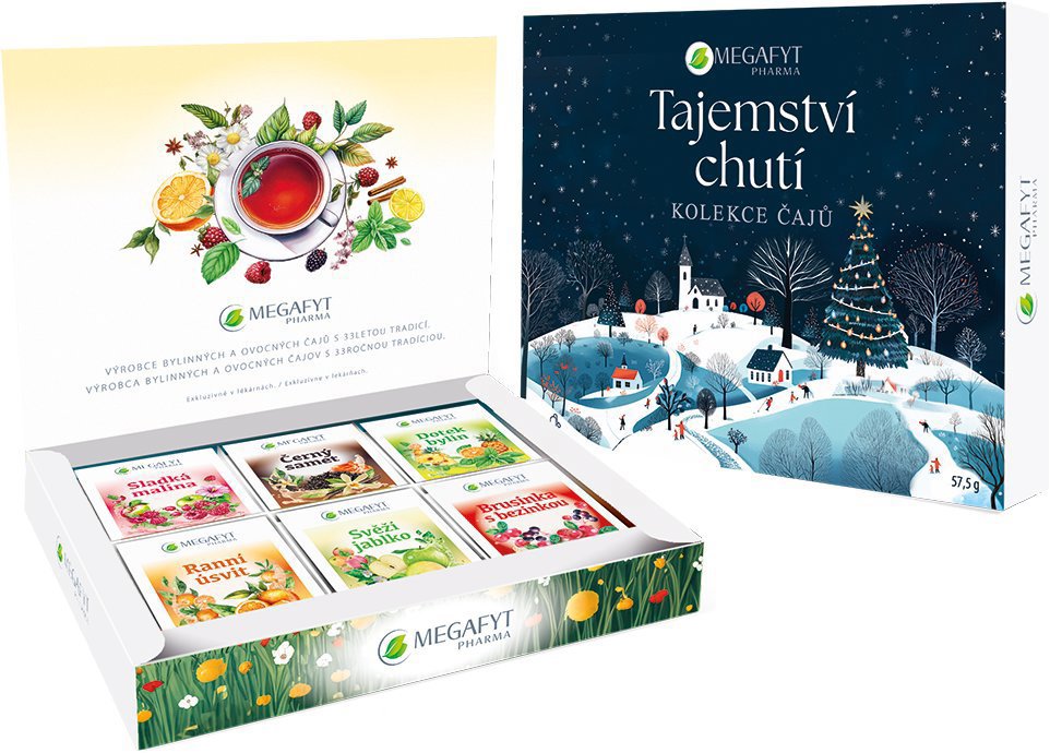 Megafyt Tajemství chutí kolekce čajů 6 × 5 sáčků