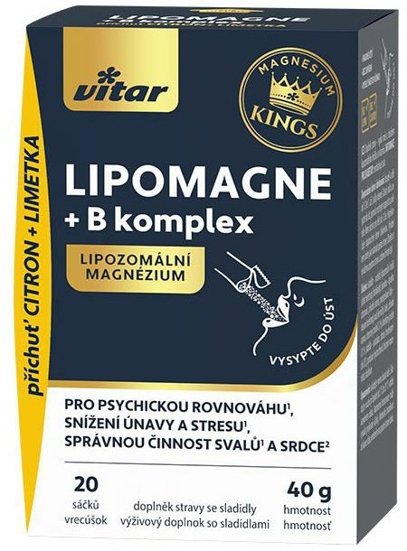 Vitar Kings Lipomagne + B komplex, 20 sáčků