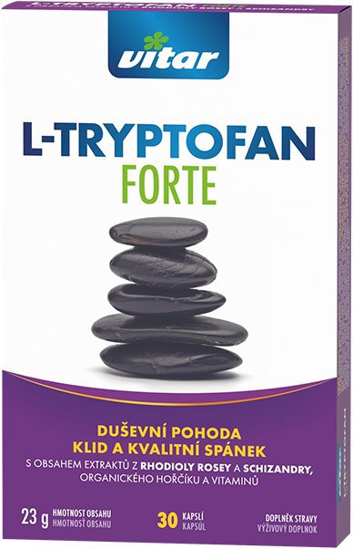 Vitar L – tryptofan Forte 30 kapslí