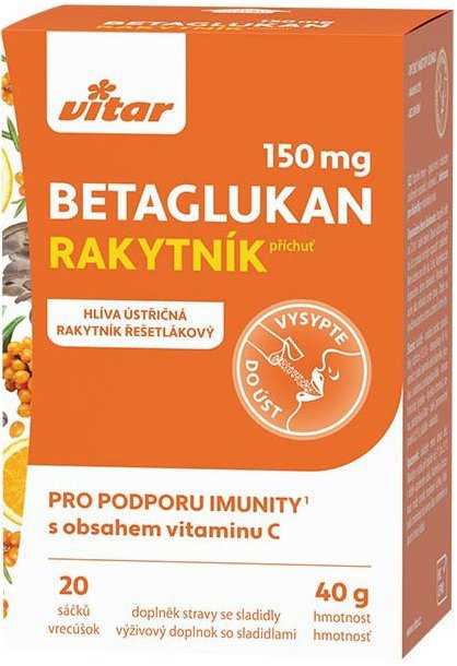Vitar Betaglukan 150 mg 20 sáčků