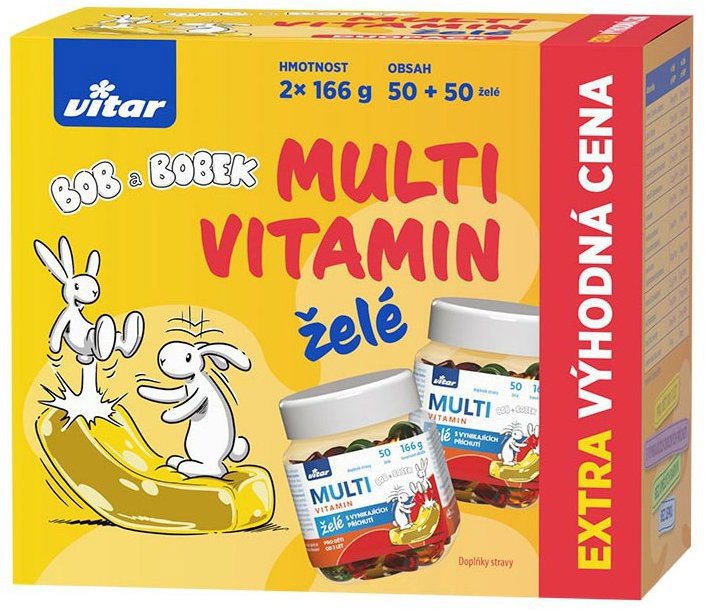 Vitar Kids Multi želé 2 × 50 želé