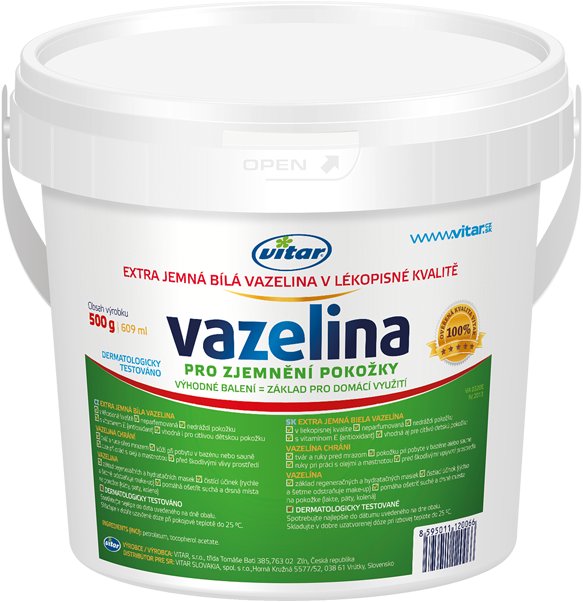 Vitar Vazelína jemná bílá 0,4 kg