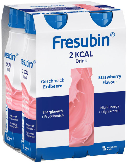 Fresubin 2 kcal Drink jahoda 4 × 200 ml