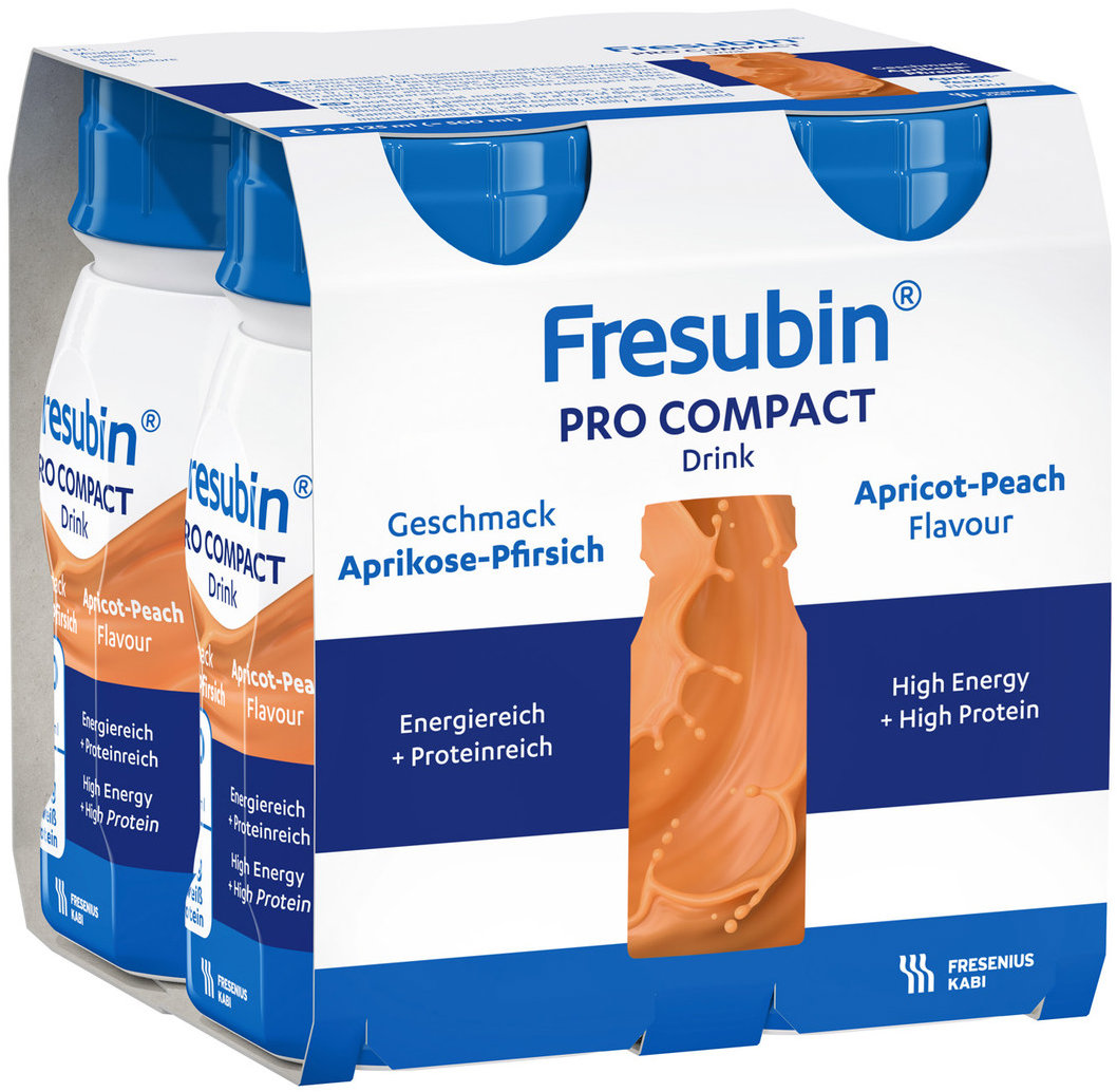 Fresubin PRO Compact Drink meruňka-broskev 4 × 125 ml
